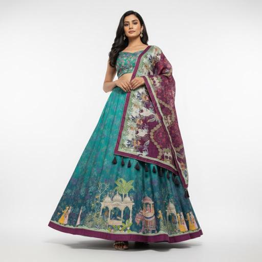 Artriddhs Dola silk D NO DEGITAL 16 Lehenga choli exporter in Gujarat
